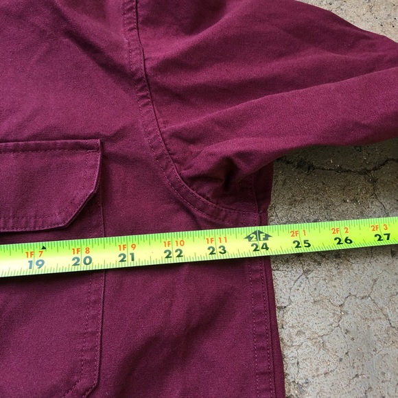 CABELA’S Cotton button down Shirt burgundy - Picture 7 of 8